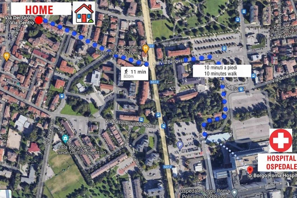 Appartamento Casa Romeo Vinitaly - Free Parking - Wifi Verona Esterno foto